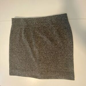 Lands' End Women's Gray Mini Skirt